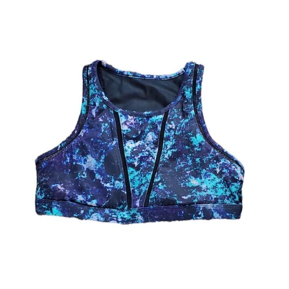 Fabletics Purple & Teal Sports Bra - Picture 1 of 6